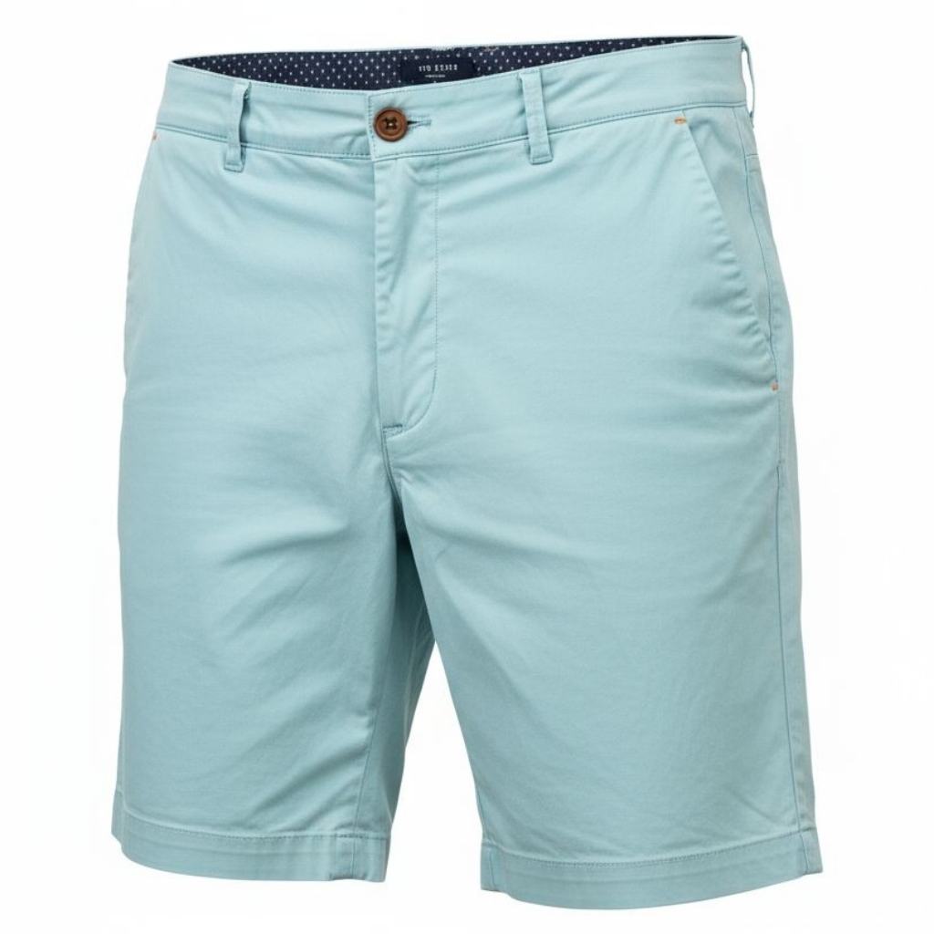 Ted Baker London Flat Front Chino Shorts Minty Green Size 40